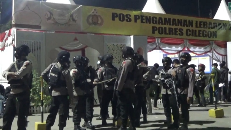 Berupaya Terobos Pos Penyekatan, Polres Cilegon Tangkap 4 Pemudik Provokator 