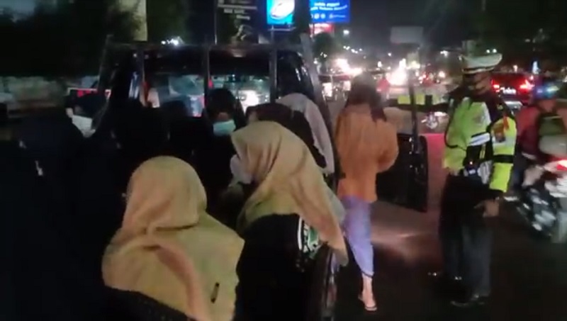 Terjaring Razia, 3 Rombongan Takbir Keliling di Sidoarjo Dipaksa Putar Balik 