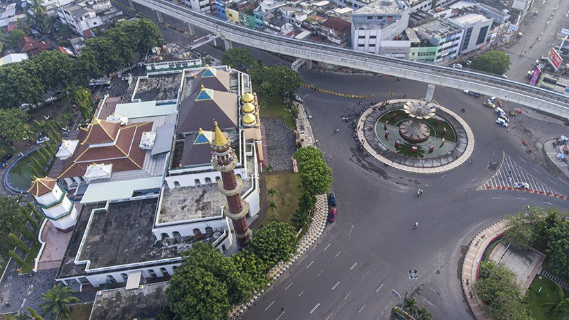 Zona Merah, Pusat Kota Palembang Tidak Ada Sholat Id - Bagian 1