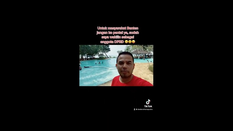 Setelah Video Liburan Viral, Ketua Fraksi PAN DPRD Banten Minta Maaf