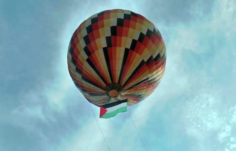 Festival Balon Udara, Bendera Palestina Berkibar di Atas Langit Wonosobo
