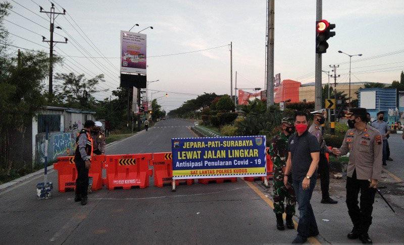 Tekan Penyebaran Covid-19, Akses Masuk Kabupaten Kudus Ditutup