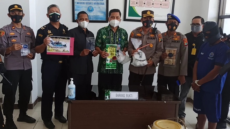 Kurir 1,1 Kg Sabu di Babel Diupah Rp10 juta Terancam 20 Tahun 