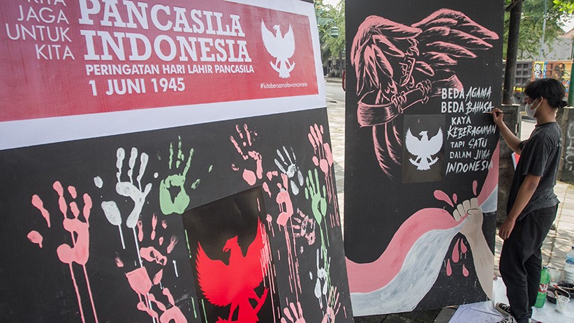 Aksi Seni Rupa Menyambut Hari Lahir Pancasila - Bagian 2