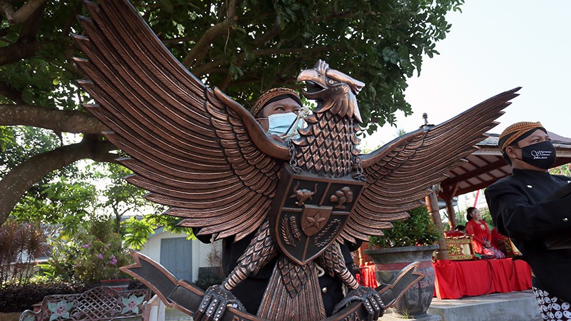 Upacara Budaya Grebeg Pancasila di Blitar Terapkan Protokol Kesehatan Ketat - Bagian 1