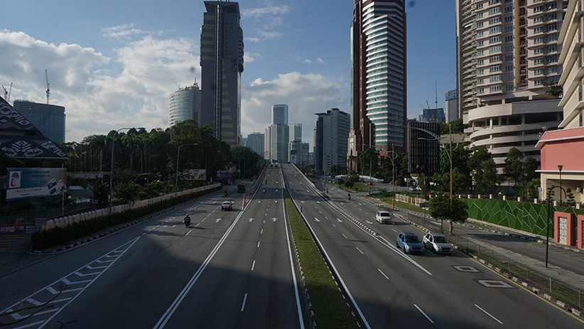 Hari Pertama Malaysia Lockdown Total, Begini Suasananya - Bagian 1