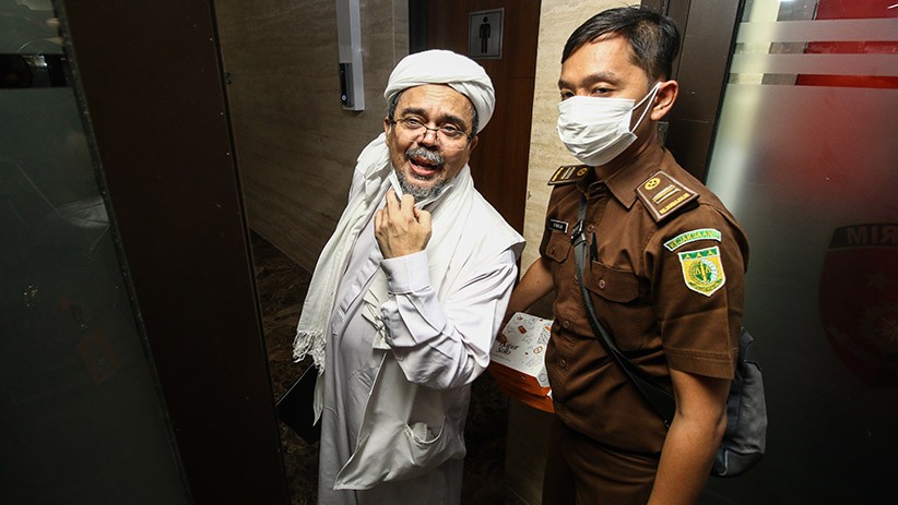 Ekspresi Habib Rizieq Dituntut 6 Tahun Penjara - Bagian 1