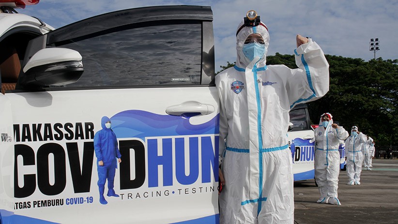 Covid Hunter Cari Warga Terpapar Virus Corona di Makassar - Bagian 1