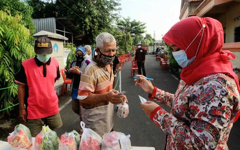 Kasus Covid-19 di Jateng Meningkat, Warga RW 5 Pendrikan Lor Semarang Giatkan Jogo Tonggo - Bagian 1