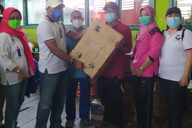Partai Perindo Salurkan Bantuan bagi Korban Kebakaran di Tanjung Jabung Timur