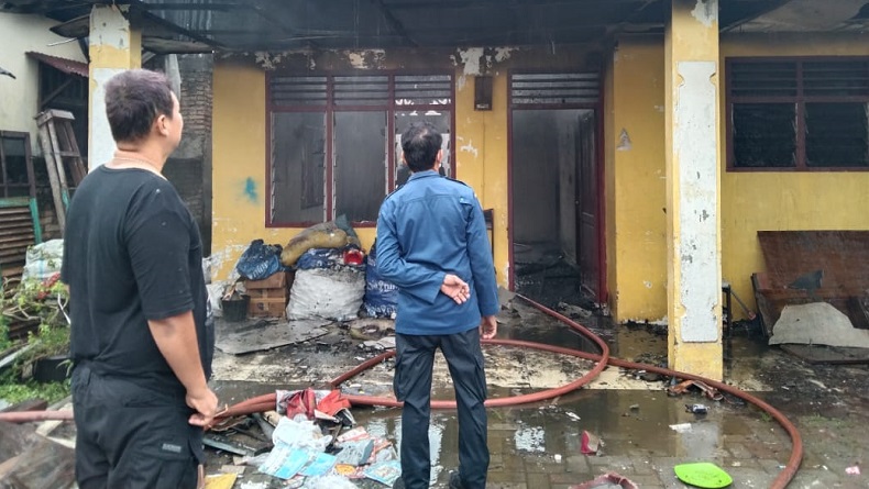 Kebakaran di Medan Petisah, 1 Rumah Hangus