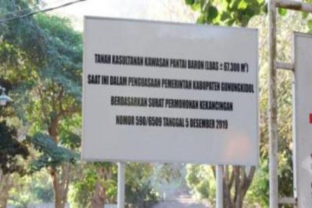  Tujuh Pantai Gunungkidul di Tanah Kasultanan Dipasang Plakat