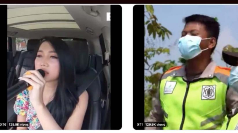 Kocak, Lucinta Luna Goda Pak Polisi Pakai Suara Laki