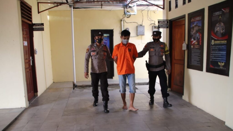Dilarang Main, Suami di Pringsewu Seret dan Banting Istri yang sedang Hamil