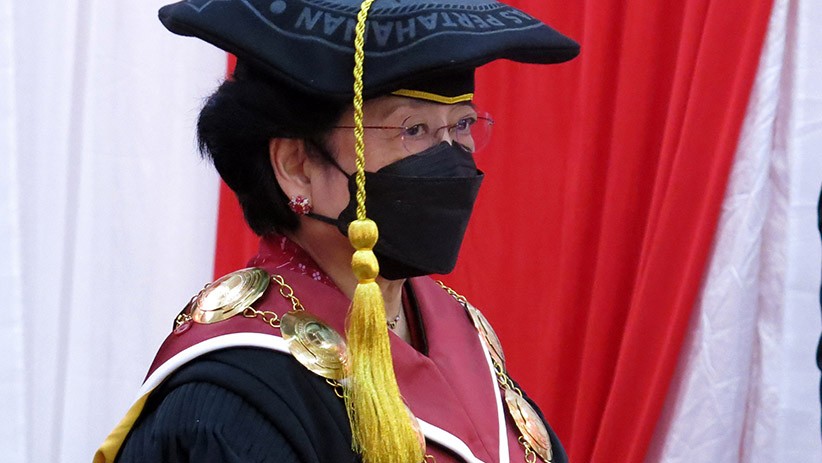 Megawati Soekarnoputri Terima Gelar Profesor Kehormatan Universitas Pertahanan - Bagian 3