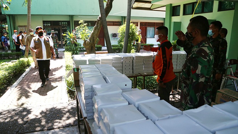 Kepala BNPB Cek Lokasi Karantina Pekerja Migran Indonesia - Bagian 2