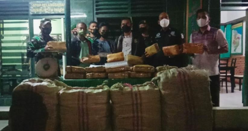 Tabrak Pemotor, Pengemudi Mobil Bawa 148 Kg Ganja Ditangkap TNI di Deliserdang