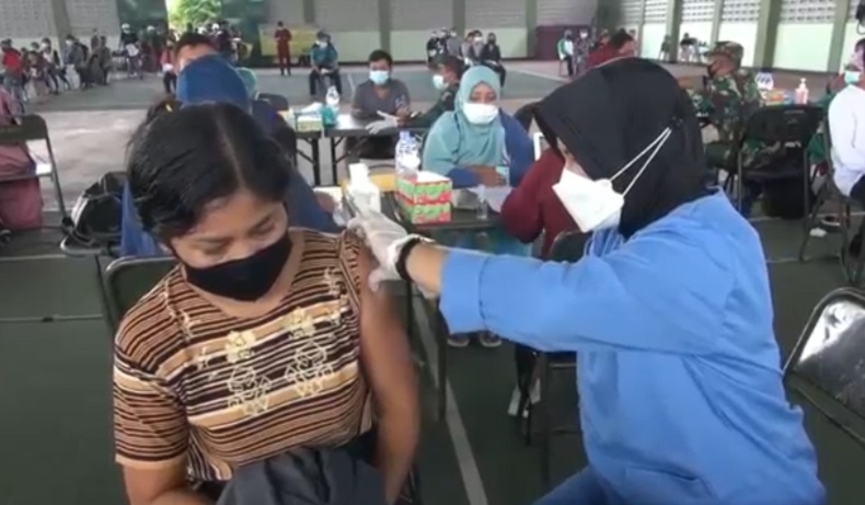 Serbuan Vaksinasi di Bali, Kodam IX Udayana Target 1.500 Orang Divaksin Tiap Hari