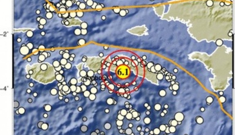 Gempa di Maluku Tengah Rusak Pagar Gereja Desa Sounulu 