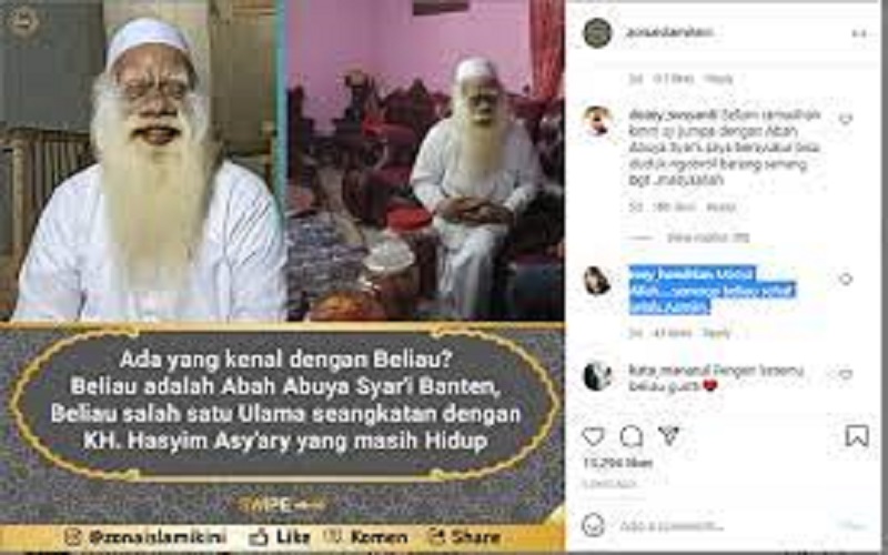Sosok Abah Abuya Syar'i, Ulama Besar di Balik Tobatnya Prada DP