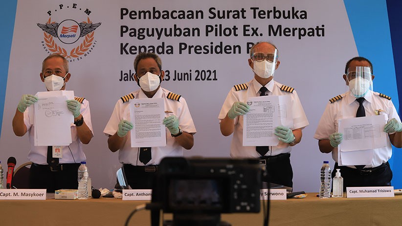 Gaji dan Pensiun Belum Dibayar, Eks Pilot Merpati Surati Presiden Jokowi - Bagian 1