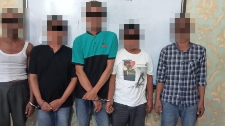 Main Judi Kartu, 5 Bapak-Bapak di Lampung Tengah Digerebek Polisi