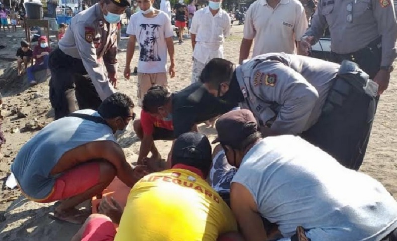 Berenang di Pantai Seminyak Bali, Wisatawan Yogya Tewas Terseret Arus