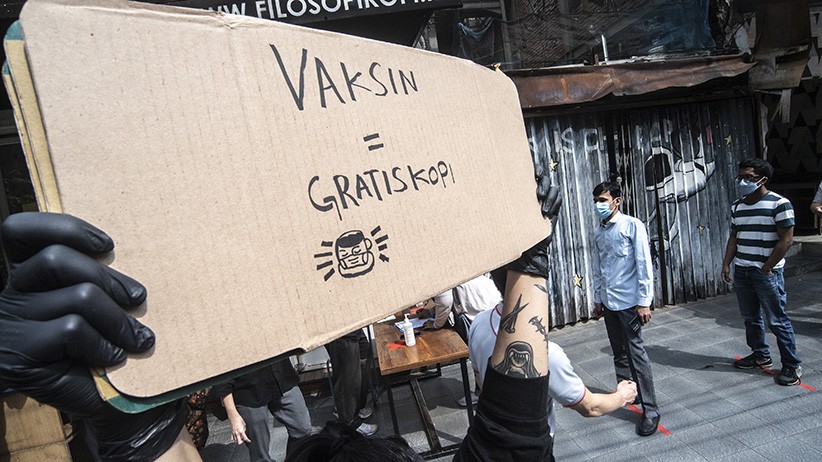 Asyik, Kopi Gratis bagi Warga yang Sudah Divaksin - Bagian 1