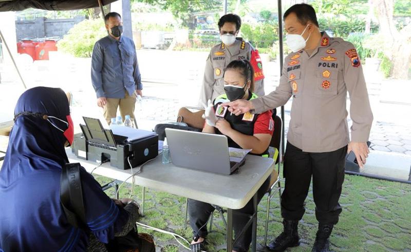 Gerai Vaksinasi Presisi, Polda Jateng Target 117.478 Vaksin per Hari