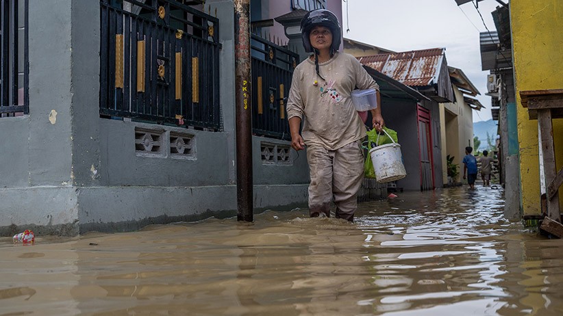 Sungai Palu Meluap, Ratusan Rumah Warga Terendam Banjir - Bagian 1