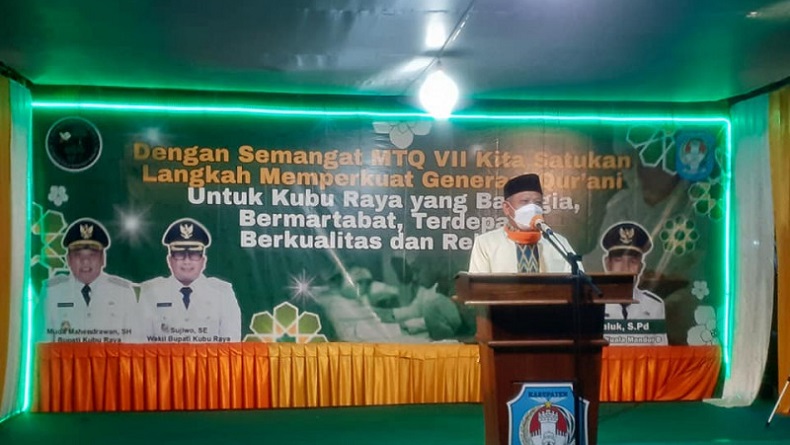 Bupati Kubu Raya Ingatkan Jangan Sampai Ada Klaster Covid di Kegiatan MTQ
