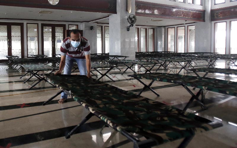  Gedung Serbaguna Kantor Wali Kota Jaksel Disulap jadi Tempat Isolasi Pasien OTG Covid-19 - Bagian 1