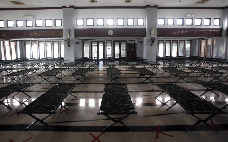  Gedung Serbaguna Kantor Wali Kota Jaksel Disulap jadi Tempat Isolasi Pasien OTG Covid-19 - Bagian 5
