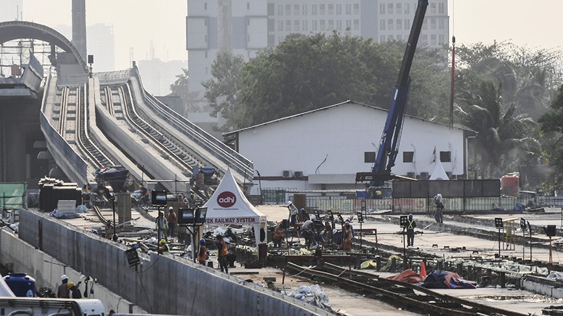 Begini Progres Pembangunan Proyek Depo LRT Jabodebek di Bekasi - Bagian 1