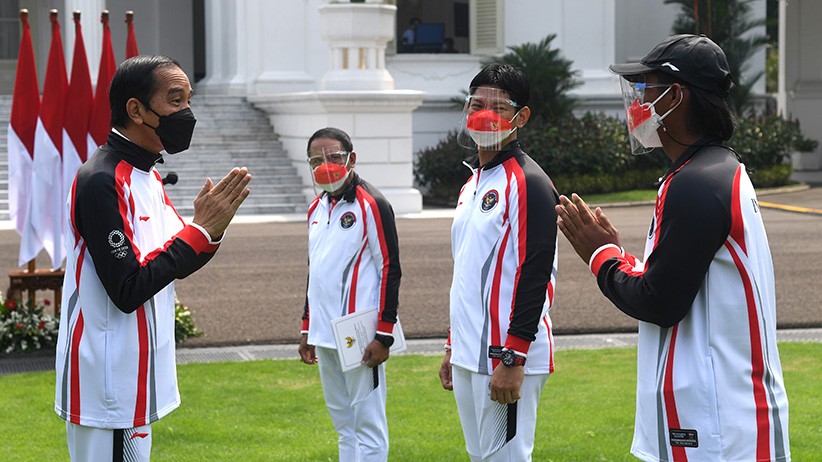 Presiden Jokowi Lepas 28 Atlet yang Ikut Olimpiade Tokyo - Bagian 4
