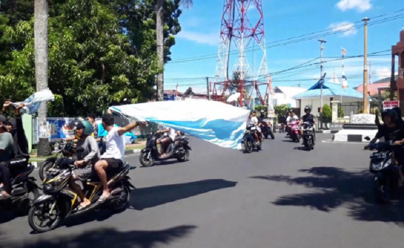 Rayakan Kemenangan Argentina, Konvoi Ratusan Warga Ternate Dibubarkan Polisi