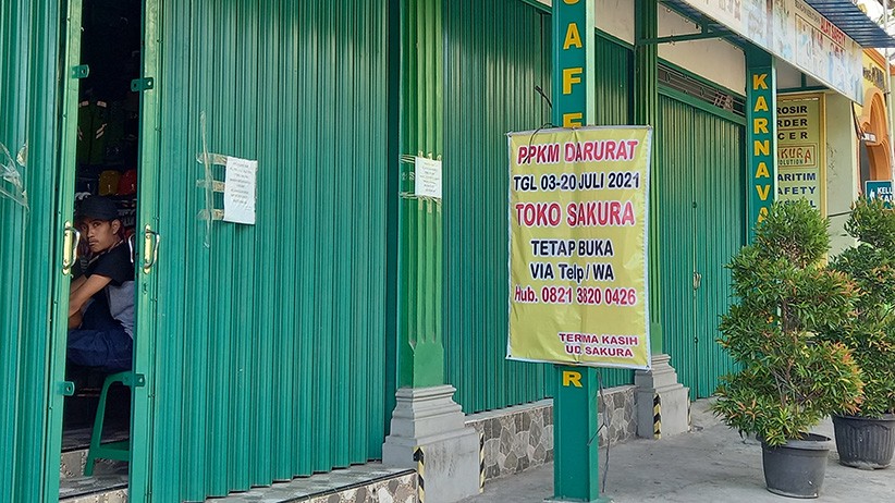 Penampakan Semarang Bak Kota Mati saat PPKM Darurat - Bagian 4