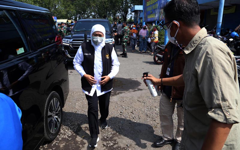 Dua Kali Terpapar Covid-19, Begini Ketatnya Prokes Gubernur Khofifah  - Bagian 2