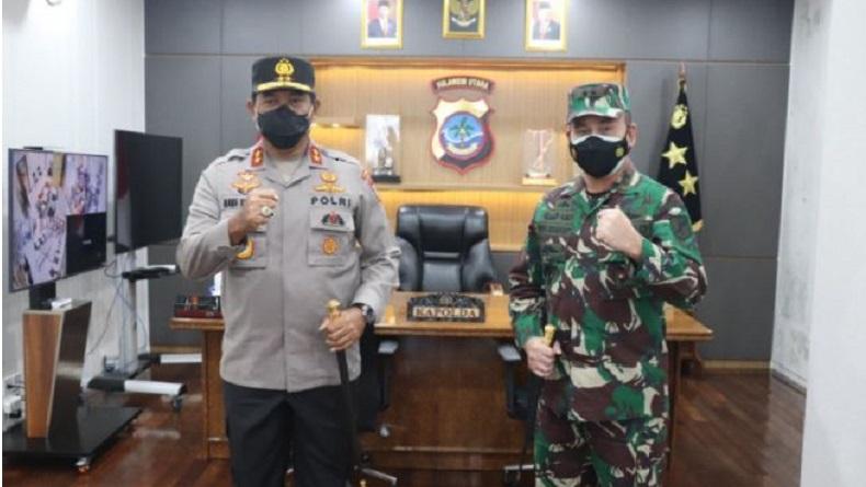 Pangdam XIII Merdeka Gelar Pertemuan dengan Kapolda Sulut, Ini yang Dibahas 