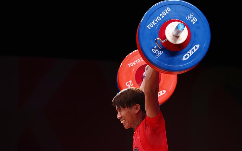 Bertanding di Grup A, Lifter Deni Raih Posisi Kelima Kelas 67 Kg Putra Olimpiade Tokyo 2020 - Bagian 1