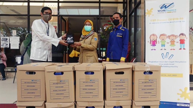 Dukung Anak-Anak Sehat, WOM Finance Donasi Multivitamin di Tengah Pandemi - Bagian 1