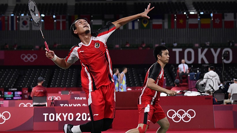 Ganda Putra Indonesia Ahsan - Hendra Melaju ke Semifinal Olimpiade Tokyo - Bagian 1
