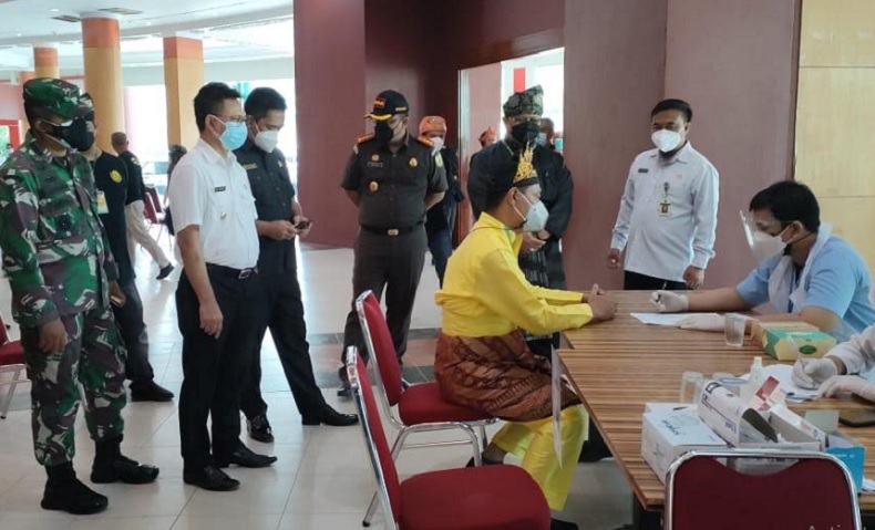 Vaksinasi Covid-19 BPM Kalbar Diikuti 3.000 Masyarakat Pontianak