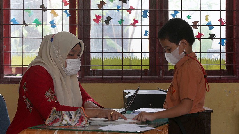 Suasana Sekolah Tatap Muka Terbatas di Aceh - Bagian 2