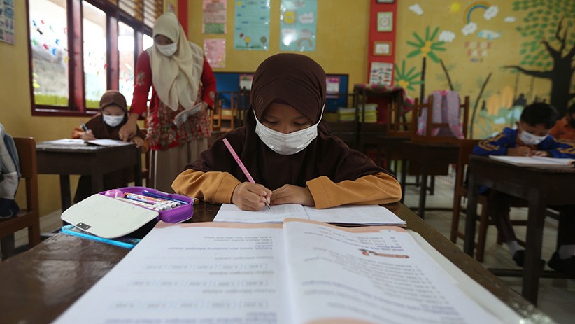 Suasana Sekolah Tatap Muka Terbatas di Aceh - Bagian 1