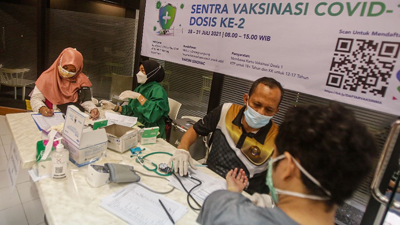 Antuasiasme Warga Ikuti Vaksinasi Kerja Sama MNC Peduli bersama Dewan Pers - Bagian 4