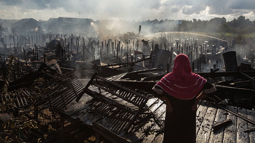 29 Rumah dan Satu Sarang Burung Walet Hangus Terbakar di Palangkaraya - Bagian 2