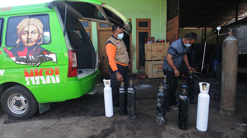 Bengkel Rekayasa Mesin Klaten Bagikan Oksigen Medis Gratis - Bagian 1