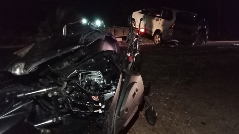 Dihantam Xenia yang Pecah Ban, Pengendara NMax di Bangka Tengah Tewas di Tempat