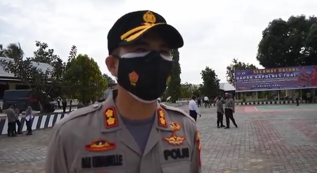 Jabat Kapolres Tual, AKBP Dax Emanuelle Komitmen Jaga Kamtibmas